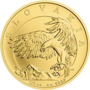 25 Dollars - Charles III Golden Eagle, Niue, 2024 reverse image
