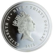 30 Dollars - Elizabeth II Year of the Dragon obverse image