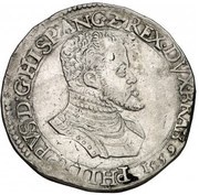1 Daalder - Philip II Bust right; PHILIPPVS, ANG obverse image