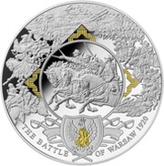 40 Dollars - Elizabeth II Battle of Warsaw, Niue, 2020 reverse image