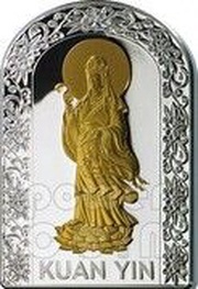 10 Diners East Asian Goddess Kuan Yin, Andorra, 2012 reverse image