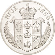 50 Dollars - Elizabeth II 1990 Soccer World Championship obverse image