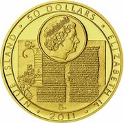 50 Dollars - Elizabeth II John Wycliff and Jan Hus obverse image