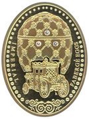50 Dollars - Elizabeth II Coronation Egg, Niue, 2012 reverse image