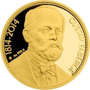 50 Dollars - Elizabeth II Gustav Fabergé, Niue, 2014 reverse image
