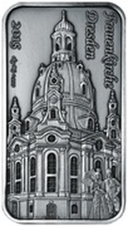 50 Dollars - Elizabeth II Dresden Frauenkirche, Niue, 2015 reverse image