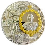 50 Dollars - Elizabeth II Peter the Great, Niue, 2015 reverse image