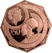 50 Dollars - Elizabeth II Panama-Pacific San Francisco Expo obverse image