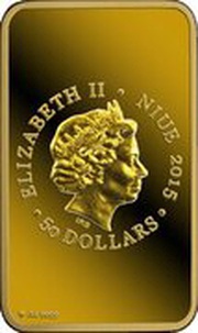 50 Dollars - Elizabeth II Moses with the Tablets of the Law obverse image