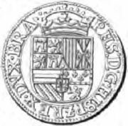 ½ Gold Real - Philip II reverse image