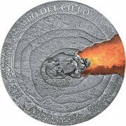 50 Dollars - Elizabeth II Campo del Cielo Meteorite, Niue, 2015 reverse image