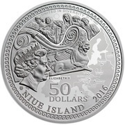 50 Dollars - Elizabeth II Amber Road obverse image
