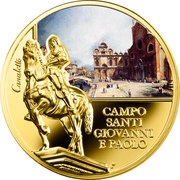 50 Dollars - Elizabeth II Campo Santi Giovanni e Paolo, Niue, 2016 reverse image