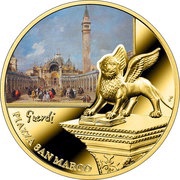 50 Dollars - Elizabeth II Piazza san Marco, Niue, 2016 reverse image