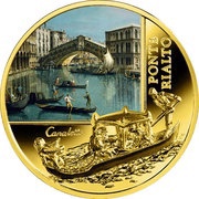 50 Dollars - Elizabeth II Ponte di Rialto, Niue, 2016 reverse image