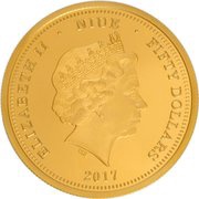 50 Dollars - Elizabeth II 40 Years of Williams obverse image