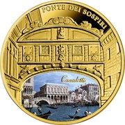 50 Dollars - Elizabeth II Ponte dei Sospiri, Niue, 2017 reverse image