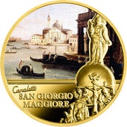 50 Dollars - Elizabeth II San Giorgio Maggiore, Niue, 2017 reverse image