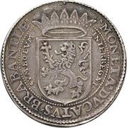 1 Daldre - Brabant Revolt Piedfort, Belgium, 1584 reverse image