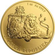 50 Dollars - Elizabeth II Czech Lion, Niue, 2018-2019 reverse image