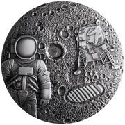 50 Dollars - Elizabeth II Moon Landing, Niue, 2019 reverse image