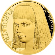 50 Dollars - Elizabeth II Cleopatra, Niue, 2019 reverse image
