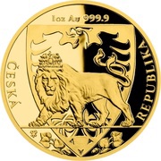 50 Dollars - Elizabeth II Czech Lion, Niue, 2020 reverse image
