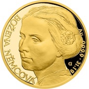 50 Dollars - Elizabeth II Božena Němcová, Niue, 2020 reverse image
