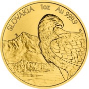 50 Dollars - Elizabeth II Golden Eagle, Niue, 2020-2021 reverse image