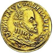½ Gold Real - Philip II with Portugal arms obverse image