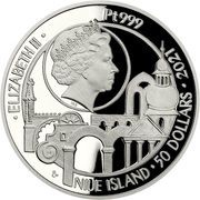50 Dollars - Elizabeth II Ore Mountains obverse image