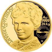 50 Dollars - Elizabeth II Amelia Earhart, Niue, 2021 reverse image