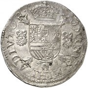 1 Daalder - Philip II with Portugal shield, Belgium, 1585-1598 reverse image