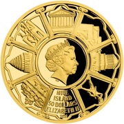 50 Dollars - Elizabeth II The Great Pyramid of Giza obverse image