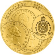 50 Dollars - Charles III Thaler obverse image