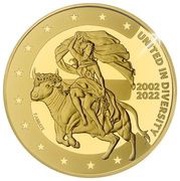 50 Dollars - Elizabeth II Europe, Niue, 2022 reverse image