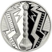 50 Dollars - Elizabeth II Cubist lamp, Niue, 2022 reverse image