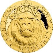 50 Dollars - Elizabeth II Czech Lion, Niue, 2022 reverse image