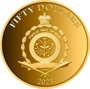 50 Dollars - Charles III Holy Baptism obverse image