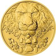 50 Dollars - Charles III Czech Lion, Niue, 2023 reverse image