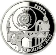 50 Dollars - Charles III Jizera Mountain Beech Forest obverse image