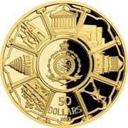 50 Dollars - Charles III The Colossus of Rhodes obverse image