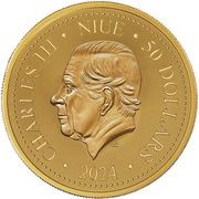 50 Dollars - Charles III Phoenix obverse image