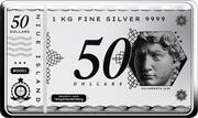 50 Dollars - Charles III Silver Note Coinbar obverse image
