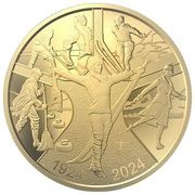 50 Dollars - Charles III Winter Olympics 1924, Niue, 2024 reverse image