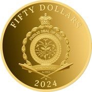50 Dollars - Charles III Year of the Dragon obverse image