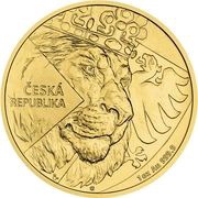 50 Dollars - Charles III Czech Lion, Niue, 2024 reverse image