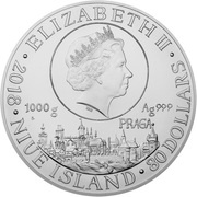 80 Dollars - Elizabeth II George of Poděbrady obverse image