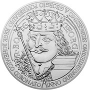 80 Dollars - Elizabeth II George of Poděbrady, Niue, 2018 reverse image