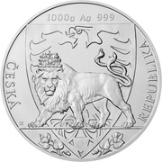 80 Dollars - Elizabeth II Czech Lion, Niue, 2020 reverse image